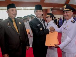 Lantik 101 Pejabat, Wabup Tekankan Disiplin Kerja