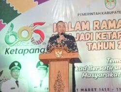 Sekda Hadiri Malam Ramah Tamah Hari Jadi Ketapang Yang Ke-605