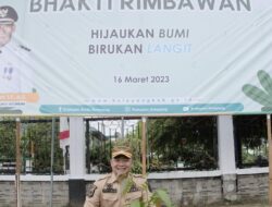 Sekda Peringati Hari Bakti Rimbawa Ke-40, dan Launching Tanam 1 Juta Pohon