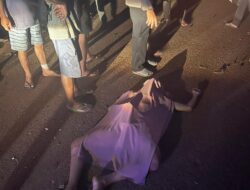 Dua Sepeda Motor Adu Banteng di Kendawangan Pengendara tewas ditempat