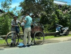 Sambut Puasa, AJK dan PWI Bagikan Ratusan Paket Sembako