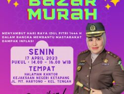 Kejari Ketapang Akan Gelar Bazar Murah