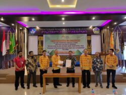 Sekda Tandatangani Naskah Kerjasama Bersama Politeknik Terkait Tes Bacades Tahun 2023