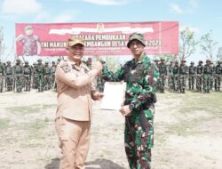 Wakili Bupati, Sekda Buka TMMD ke-116 Tahun di Desa Harapan Baru