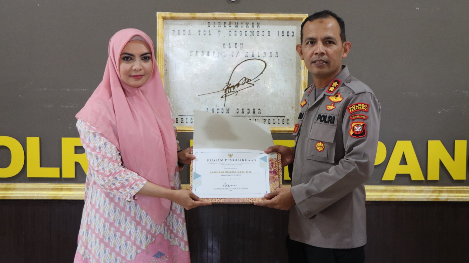 Eka Nurhayati Iskak, AKBP Laba Meliala