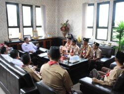 Drs. M Firsada, M.Si Menerima Audiensi Pengurus Kwarcab Gerakan Pramuka Tubaba