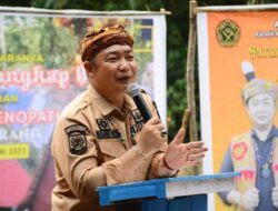Sekda Alex Resmikan Rumah Adat Senopati Rampai Bakah Sengkrinang