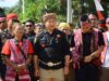Sekda Ketapang Alexander Wilyo saat Hadiri Cara Adat Sapat Tahun Sisih Musim
