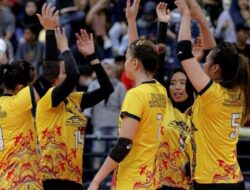 Tim Volly Putri Polres Ketapang Masuk Final