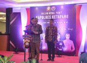 Bupati Martin Hadiri Malam Kenal Pamit Kapolres Ketapang