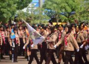 Staf Ahli Bupati Pimpin Apel HUT ke 13 Sako Pramuka Peduli Ketapang