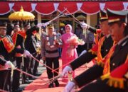 Pedang Pora Sambut Kapolres Baru Ketapang
