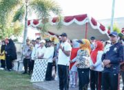 Wabup Ketapang Lepas Jalan Santai Dalam Rangka HUT ke 78 RI di Benua Kayong