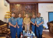 Sekda Ketapang Terima Kunjungan Danlanal Yang Baru Dikediamannya