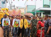 30 Tim Dayung Perahu Naga Adu Kecepatan Di Sungai Pawan