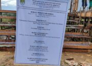 Proyek Tribun Lapangan Bola Belum Selesai, Kontraktor Salahkan Cuaca