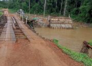 Proyek Jembatan Disandai Milik PUTR Ketapang 1,6 Miliar Terbengkalai