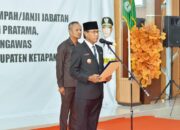Wabup Lantik 80 Pejabat Dilingkungan Pemkab Ketapang
