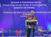 Sekda Hadiri Natal Bersama PGI