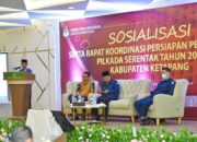 Wakili Bupati, Staff Ahli Membuka Sosialisasi dan Rakoor Persiapan Pilkada Serentak 2024