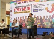 Hadiri Pembukaan Open Turnamen Tenis Meja, Theo: Olahraga Bisa Jadi Ajang Promosi Daerah