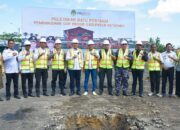 Sekda Letakan Batu Pertama Pembangunan Gor Indoor