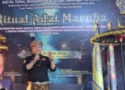 Sekda Hadiri Ritual Adat Meruba di Desa Benua Kerio Hulu Sungai