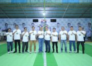 Turnamen Jurnalis Cup Seri X Bergulir, Ketua AJK Minta Pembangunan GOR Indoor Terus Dilanjutkan