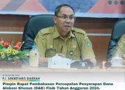 PJ Sekda Pimpin Rapat Percepatan Penyerapan DAK Fisik 2024