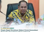 Pj Sekda Pimpin Rakoor Forum Komunikasi Pemangku Kepentingan Utama Daerah