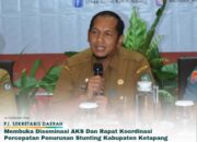 Pj Sekda Buka Acara Diseminisasi Percepatan Penurunan Stunting 2024