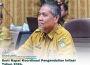 Staf Ahli Ikuti Vicon Pengendalian Inflasi 2024