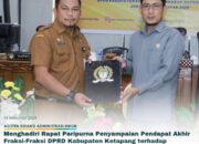 Wakili Bupati, Asisten Sekda Hadiri Rapat Penyampaian Pendapat Akhir Fraksi DPRD
