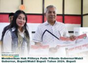 Martin Rantan Berikan Hak Pilihnya, Ini Pesannya Kepada Masyarakat