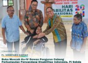 Pj Sekda Buka Musyawarah Ke-IV Pengurus Cabang Perkumpulan Penyandang Disabilitas Ketapang