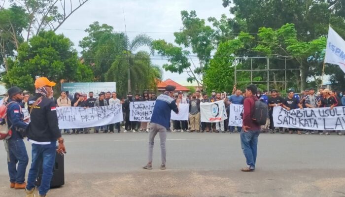 Buruh Ketapang Dalam Waktu Dekat Lakukan Aksi Lanjutan, Tuntut UMS Pertambangan