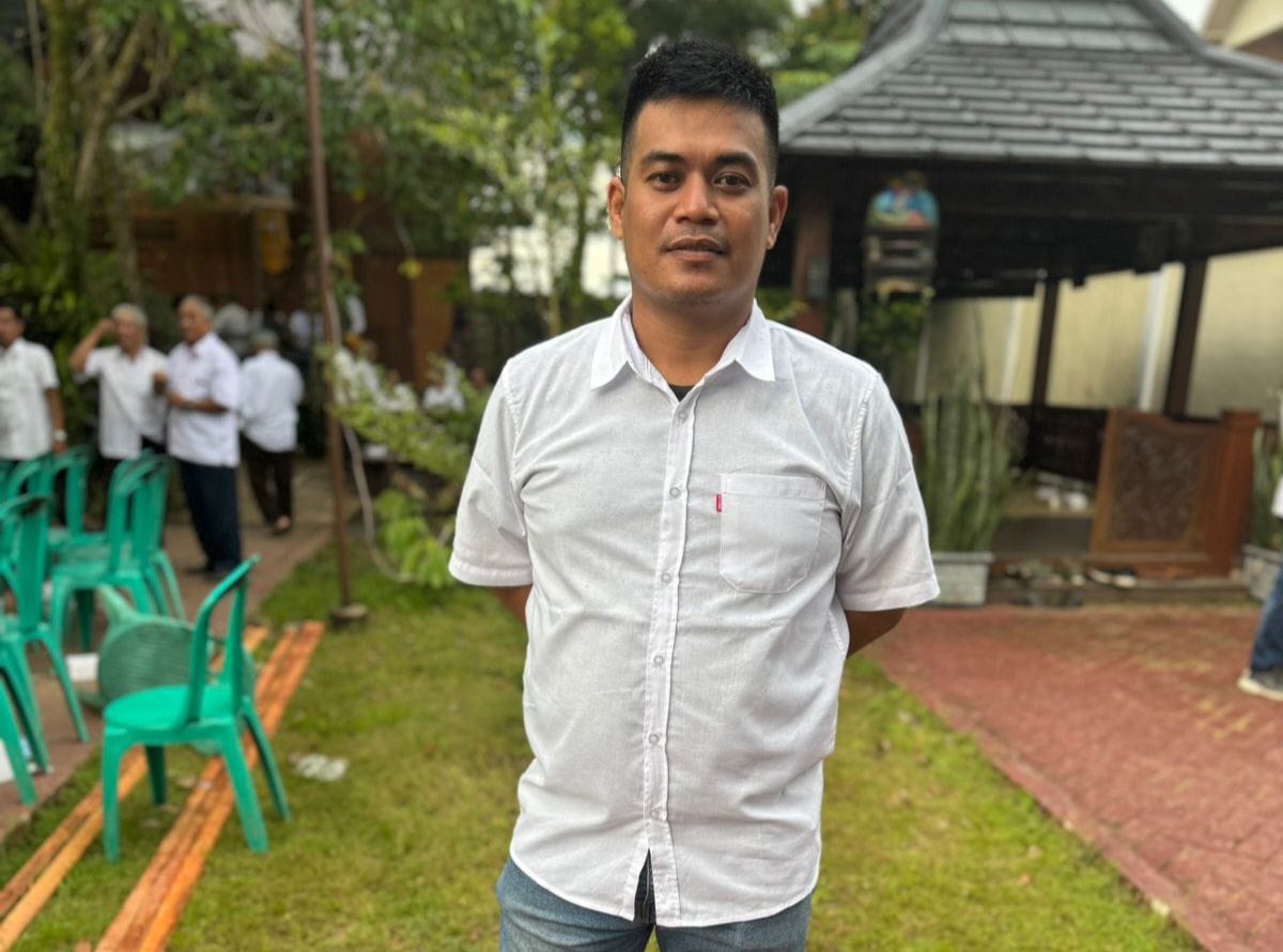 caption ; sekretaris panitia Musorkab KONI Kabupaten Ketapang, Dwi Agus