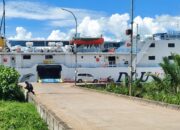 Dharma Ferry 2 Mengalami Insiden Gesekan Dengan Ponton Bermuat CPO