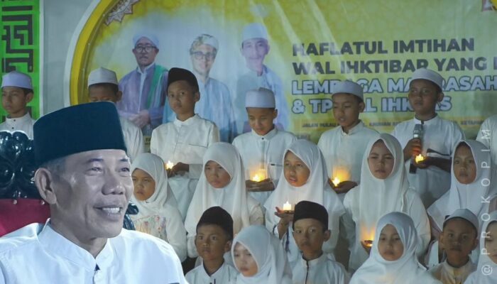 Wabup Jamhuri Hadiri Kegiatan Haflatul Imtihan ke 7 Madrasah Diniyah Al Alikhlas