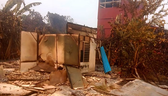 Karhutla Merembet Ke Rumah Warga, Kades Kendawangan Kanan: Itu Informasi Salah